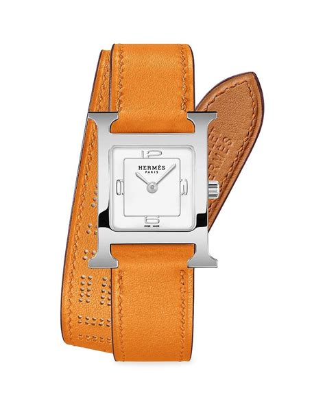 hermes double wrap watch band.